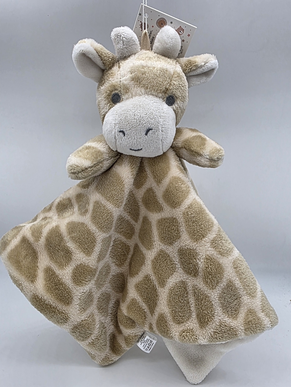 Giraffe Security Blanket + Rattle - Oobles